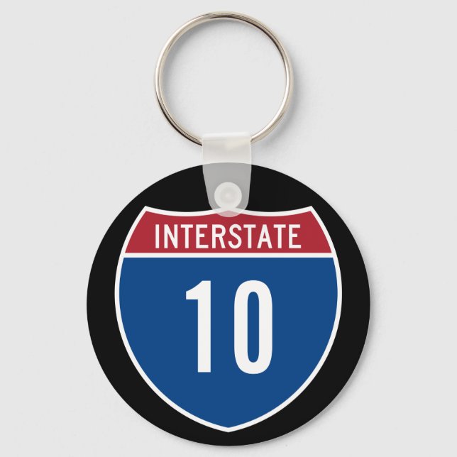 Llavero Interestatal 10 (Anverso)