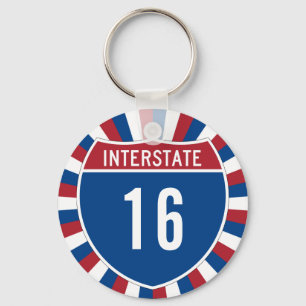 Llavero Interestatal 16