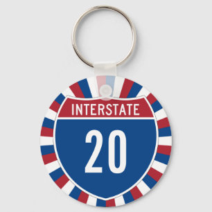 Llavero Interestatal 20