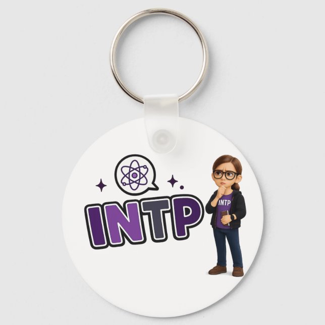 Llavero INTP — A Mente Investigadora (Anverso)