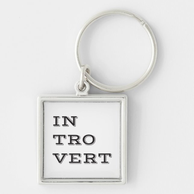 Llavero Introvertido Keychain (Frente)
