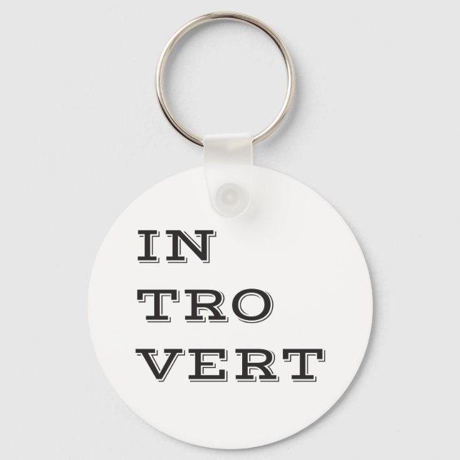 Llavero Introvertido Keychain (Anverso)