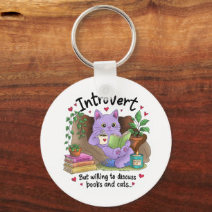 Llavero Introvertido pero dispuesto a hablar de libros y g