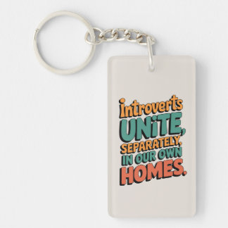 Llavero Introvertidos Uníos... En nuestras propias casas