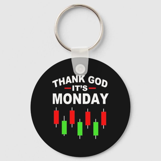 Llavero Inversor Gracias A Dios Es Lunes (Anverso)