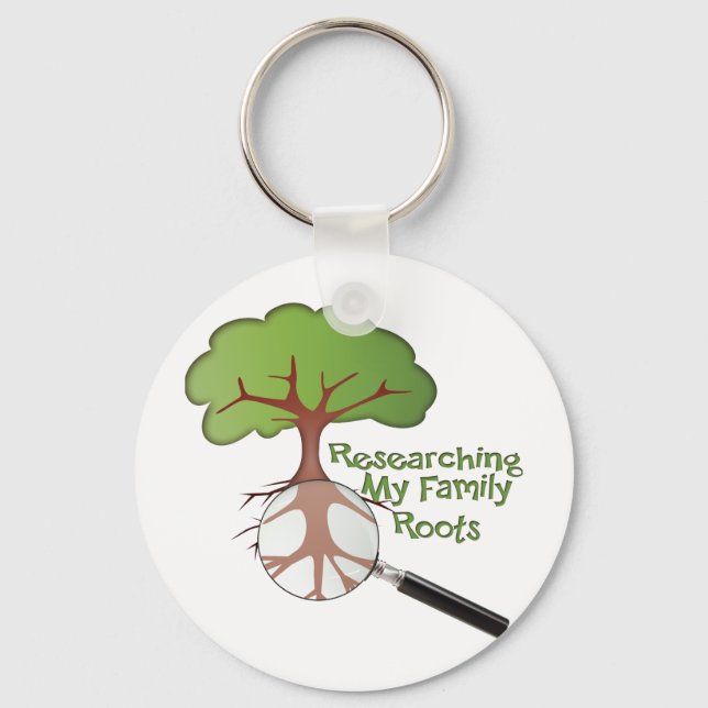 Llavero Investigando las raíces de mi familia (Anverso)