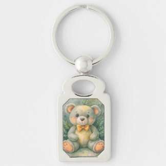 Llavero Invierno azul con ciervos