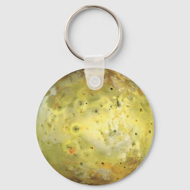 Llavero Io Luna volcánica de Júpiter (Anverso)