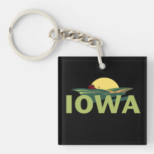 Llavero Iowa Estados Unidos de América