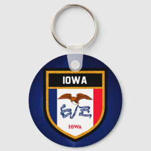 Llavero Iowa Flag