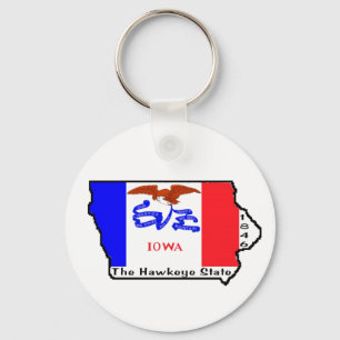 Llavero Iowa Keychain