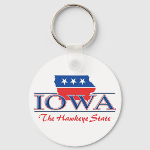 Llavero Iowa Patriotic Keychain