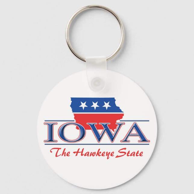 Llavero Iowa Patriotic Keychain (Anverso)