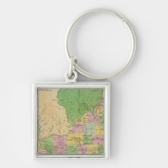 Llavero Iowa Y Wisconsin (Frente)