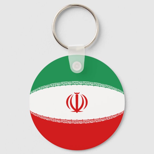 Llavero Irán Fisheye Flag Keychain (Anverso)