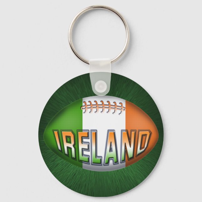 Llavero Ireland Rugby Ball (Anverso)