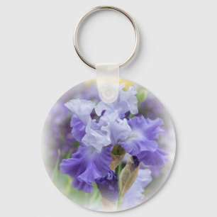Llavero Iris con barba Regal - Púrpura y blanco