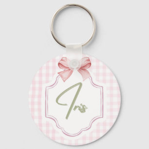 Llavero Iris Personalizado Bebé Niña Nursera Arte Rosa