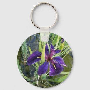 Llavero Iris púrpura del agua