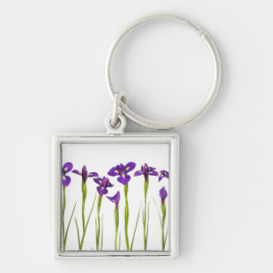 Llavero Iris púrpuras - plantilla modificada para