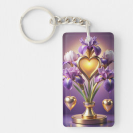 Llavero Iris radiante Blossom 3D Render por Neskie D