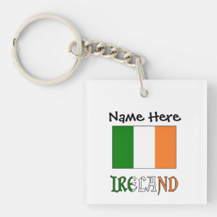 Llavero Irlanda Bandera Irlandesa Personalizada