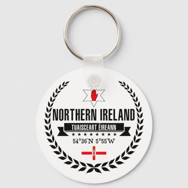 Llavero Irlanda del Norte (Anverso)