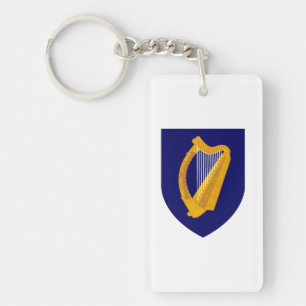 Llavero Irlanda país escudo armas símbolo emblema lira