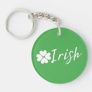 Llavero Irlandés con Trébol - Día de San Patricio