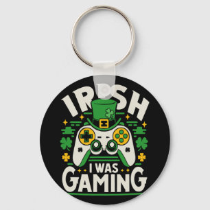 Llavero Irlandés, estaba jugando a un divertido video del 