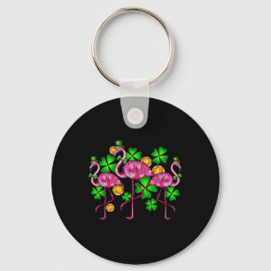 Llavero Irlandés Flamingo St Patricks Day Bird Animal Kids