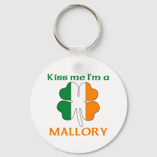 Llavero Irlandés personalizado me besa, soy Mallory