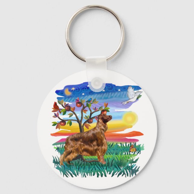 Llavero Irlandés Setter (Anverso)