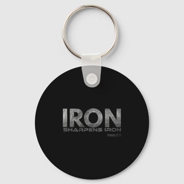 Llavero Iron Sharpens Iron  (Anverso)