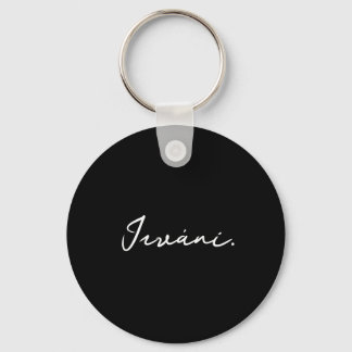 Llavero Irváni keychain-black.