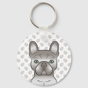 Llavero Isabella Bulldog francés / Perro trinitense francé