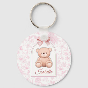 Llavero Isabella Diseño de guardería de osito rosado per