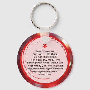 Llavero Isaiah 41:10 Keychain por Scripting It