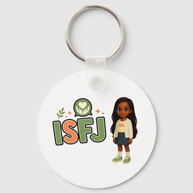Llavero ISFJ — A Guardiã da Harmonia (Anverso)