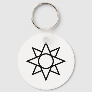Llavero Ishtar star symbol simplified
