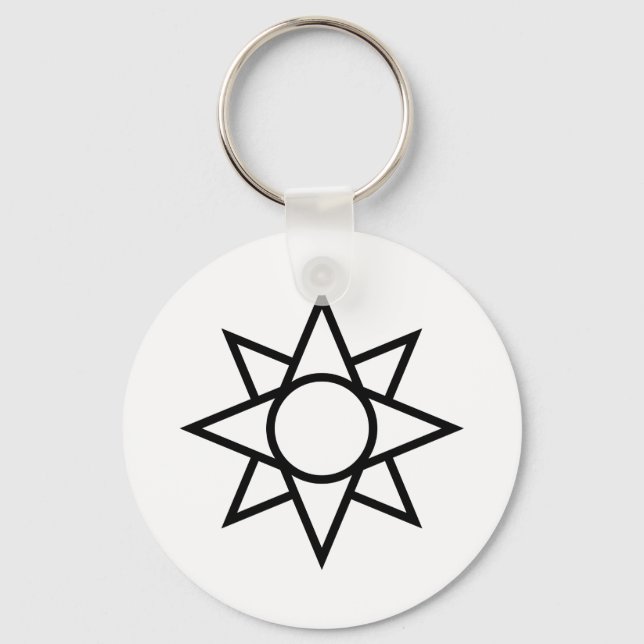 Llavero Ishtar star symbol simplified (Anverso)