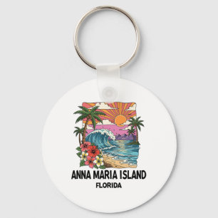 Llavero Isla Anna Maria Playa Tropical Recuerdo de Vacacio