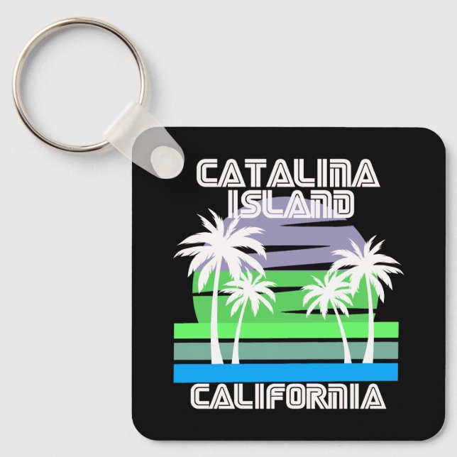 Llavero Isla Catalina Vintage California (Anverso)