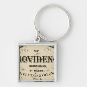 Llavero Isla de Johnston Rhode Muy temprano ciudad de Hopk