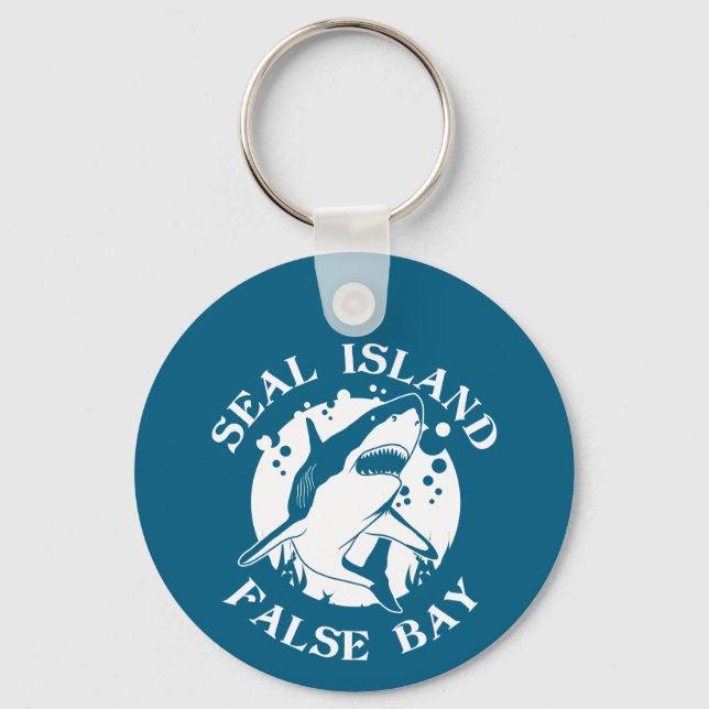 Llavero Isla de las focas False Bay - Buceo con tiburones (Anverso)