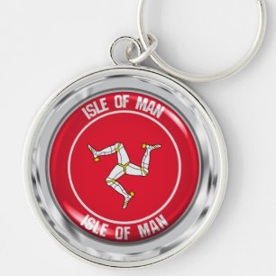 Llavero Isla de Man Ronda Emblem