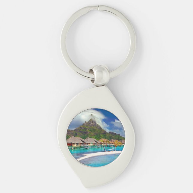 Llavero Isla del Caribe Bora (Anverso)