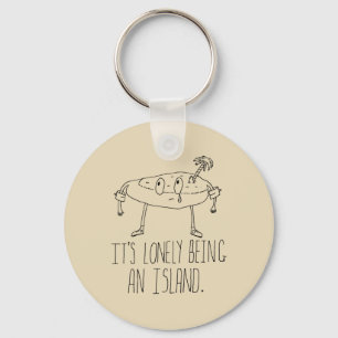 Llavero Isla del dibujo animado