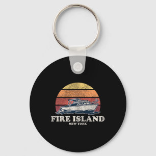 Llavero Isla Fire Ny Embarcaciones Antiguas 70s Diseño De