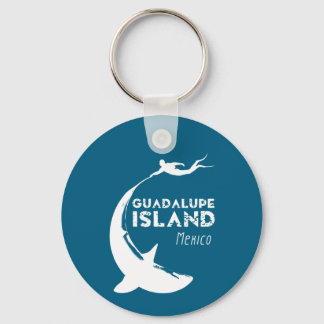 Llavero Isla Guadalupe México | Buceo Scuba Con Tiburones